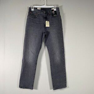 Levi's Premium 501 ORIGINAL FIT Denim Jeans Women's 27 Mid Rise Gray Casual NWT